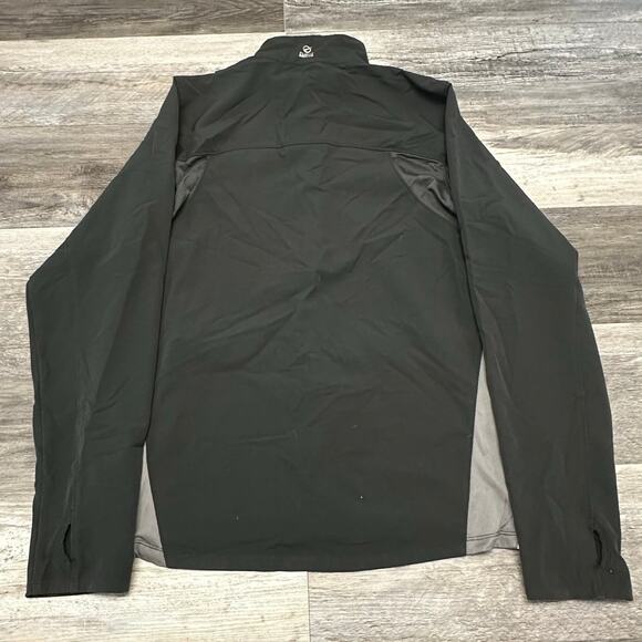 The North Face Black Mens L Hiking Full Zip Softshell Jacket Vented Lightweight - Picture 3 of 10